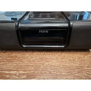 iHome iPod iPhone Speaker Dock Clock‎ Radio Alarm FM Stereo